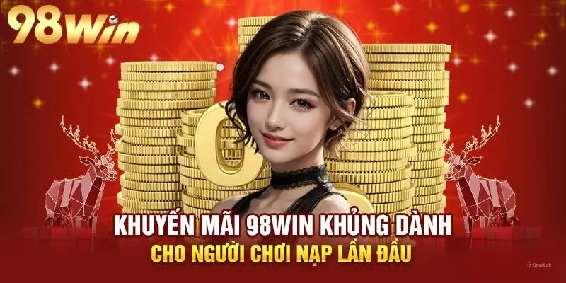 Khuyến mãi 98win khủng dành cho người chơi nạp lần đầu